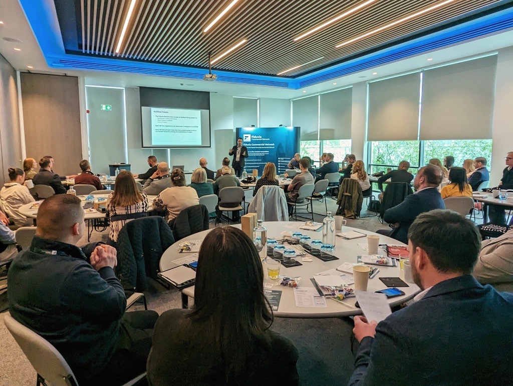 Full meeting room at Fiducia Commercial Networking Event