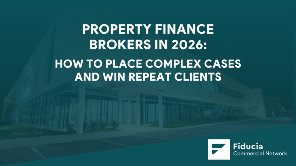 Property finance brokers discussing complex cases and client funding solutions