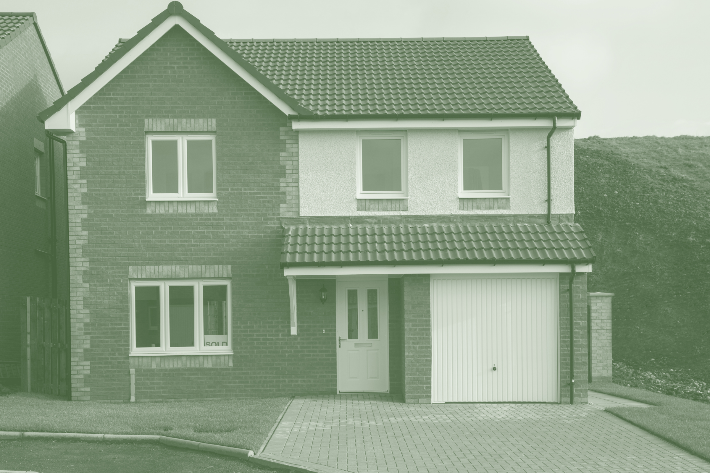 Completed residential development funded through specialist development finance