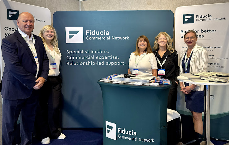 Meet the team - FCN team members representing Fiducia Commercial Network and Fiducia Commercial Finance at a commercial finance industry event.