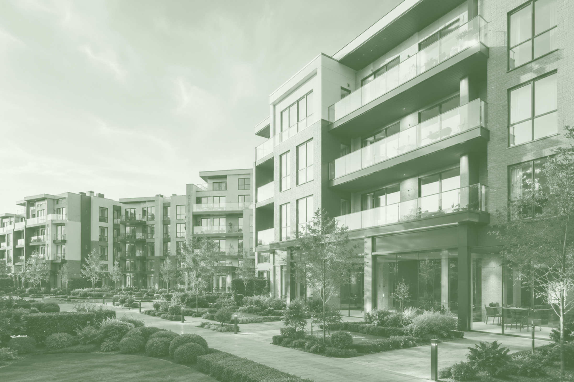 Modern UK residential apartment development representing successful property investment and long-term growth opportunities.